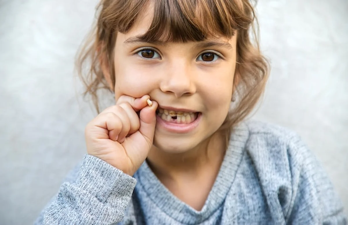 Ząb dziecka wypadł